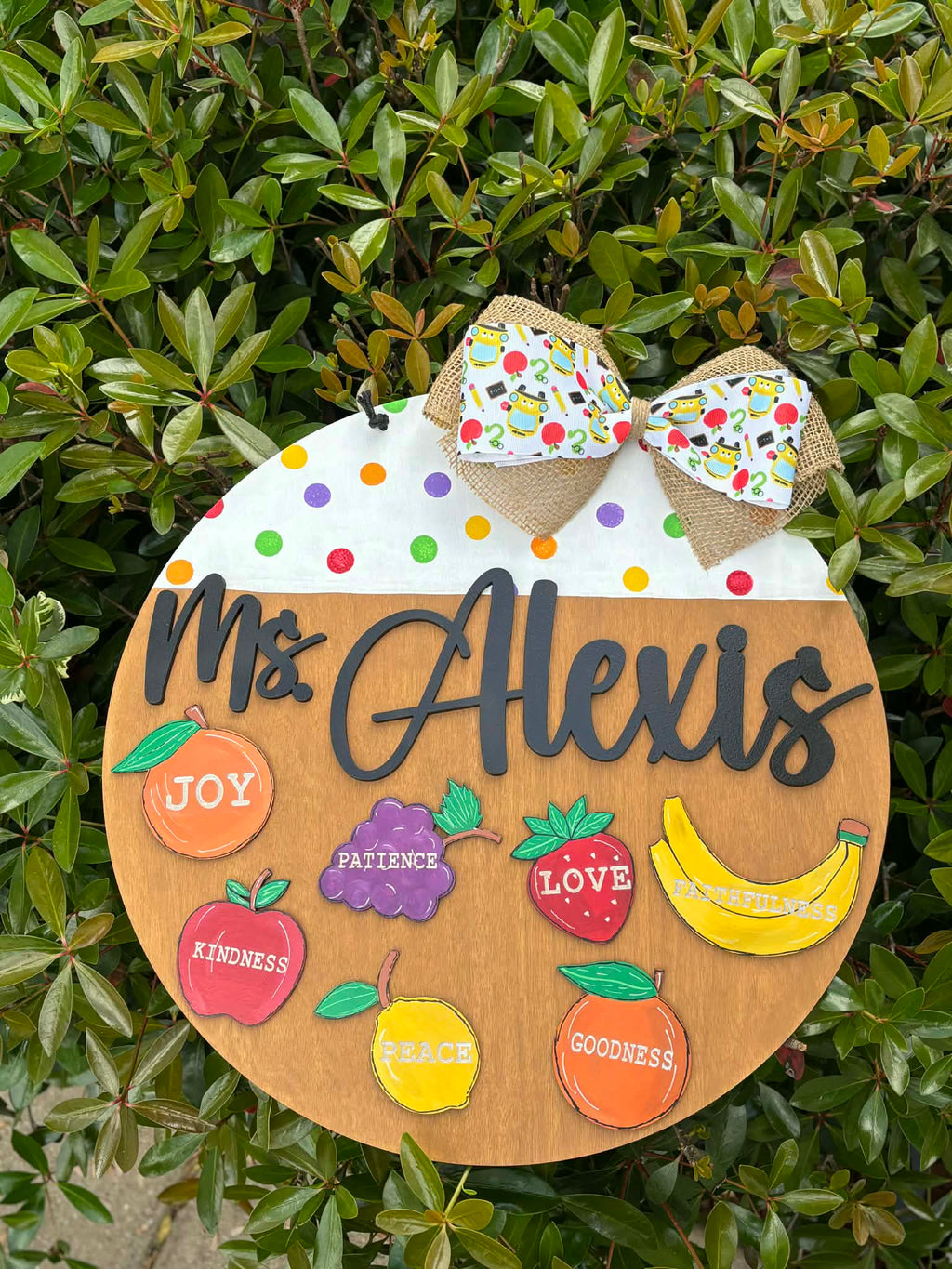 Custom Classroom Door Hanger | Size: 16"
