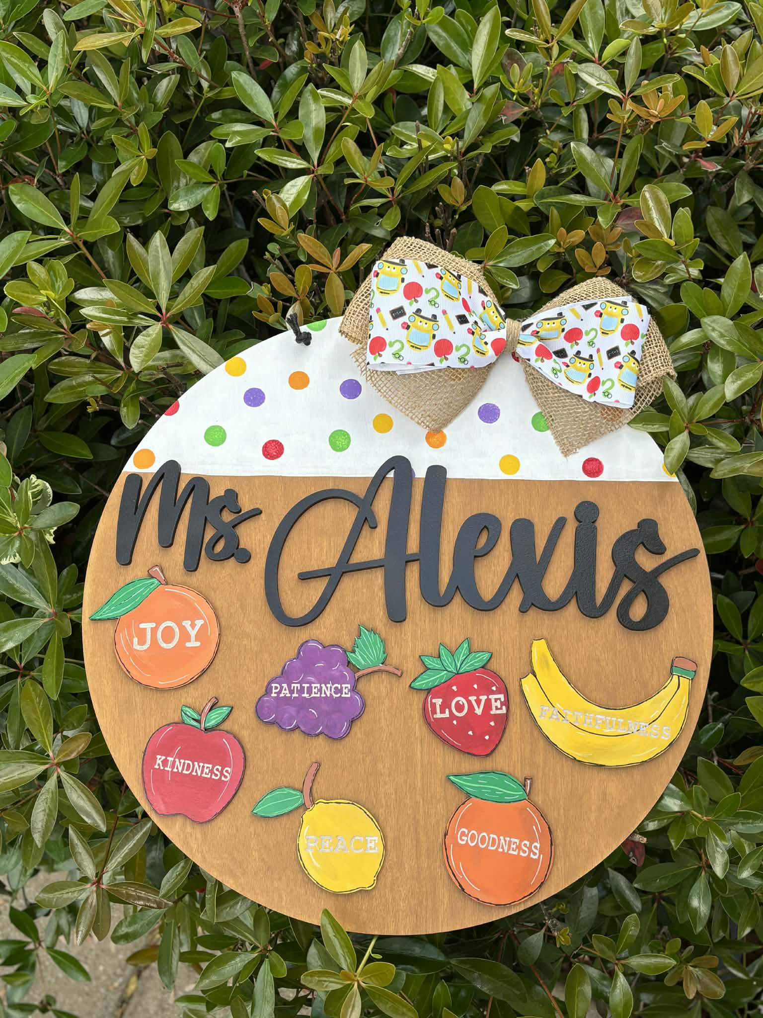 Custom Classroom Door Hanger | Size: 16"