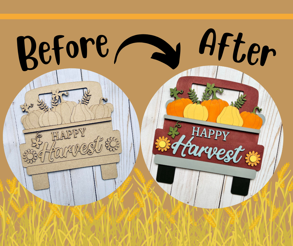 Fall Theme DIY Paint Kits