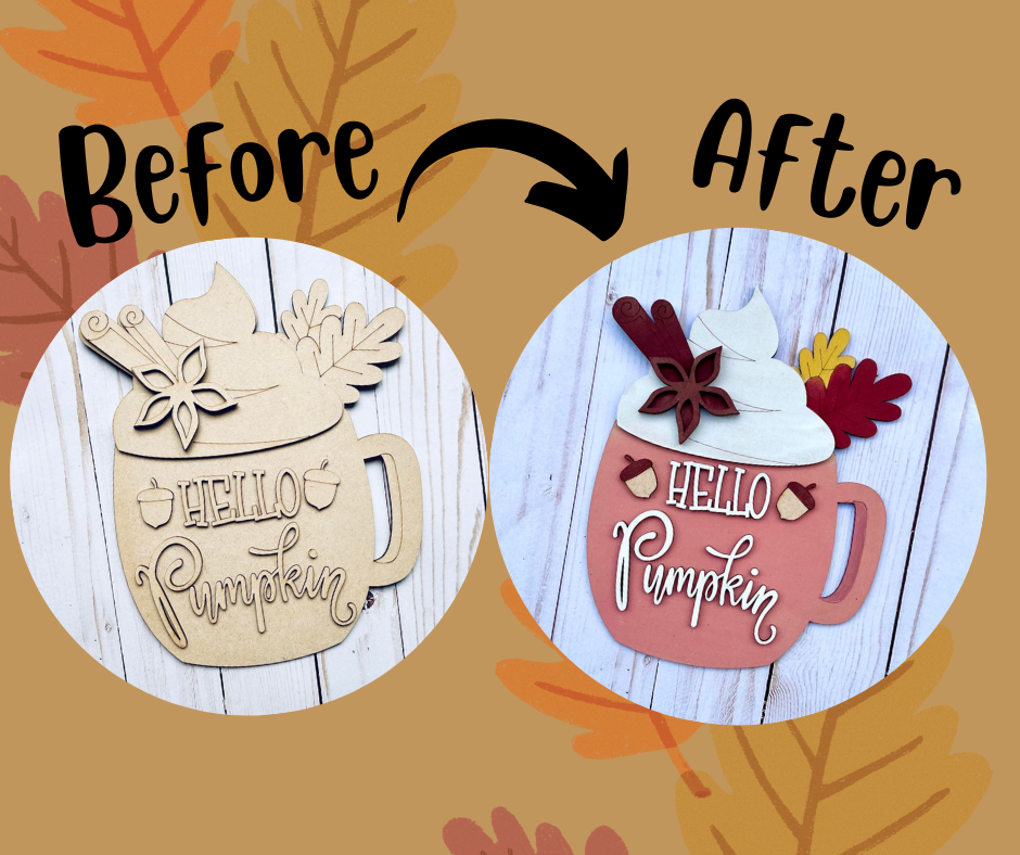 Fall Theme DIY Paint Kits