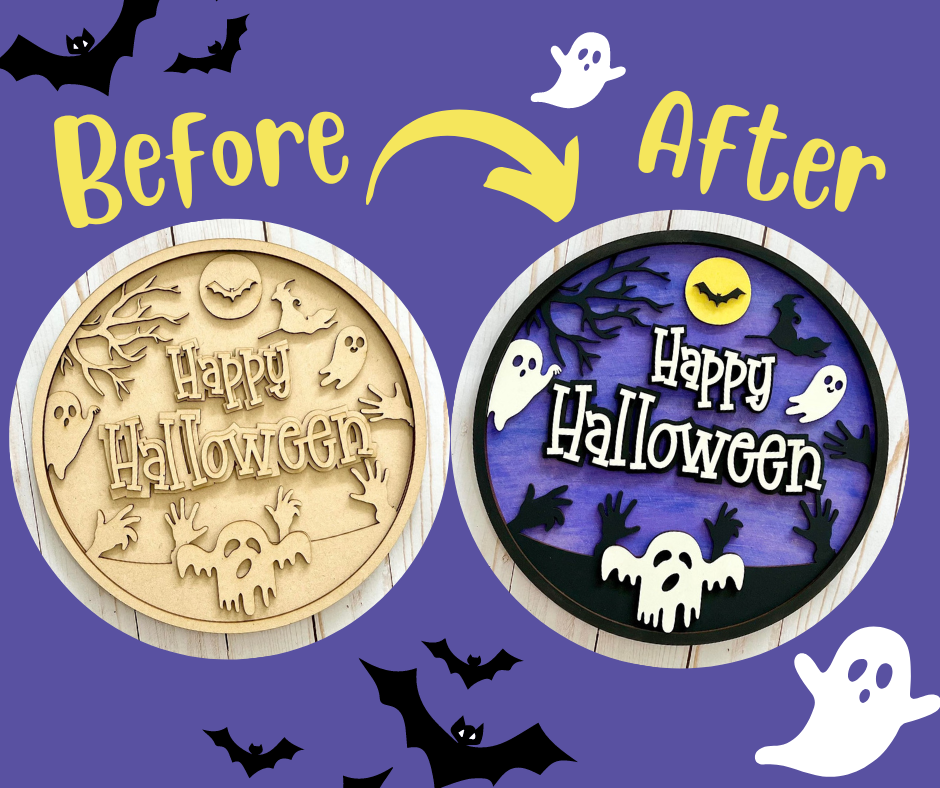 Halloween Theme DIY Paint Kits