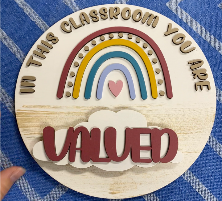 Interchangeable Classroom Sign