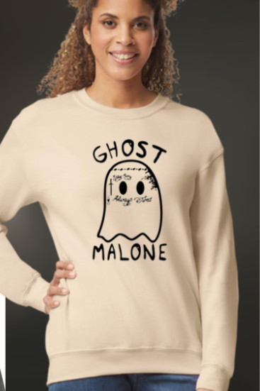Ghost Malone - Crewneck Sweatshirt and Hoodies