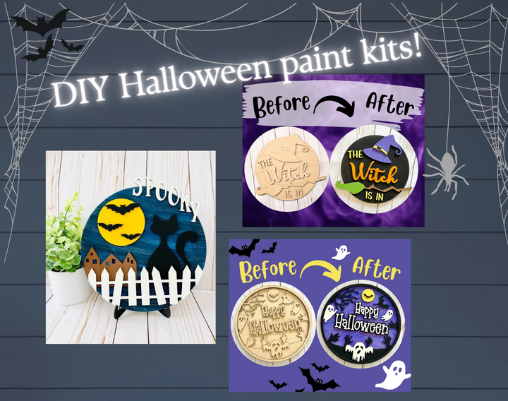 Halloween Theme DIY Paint Kits