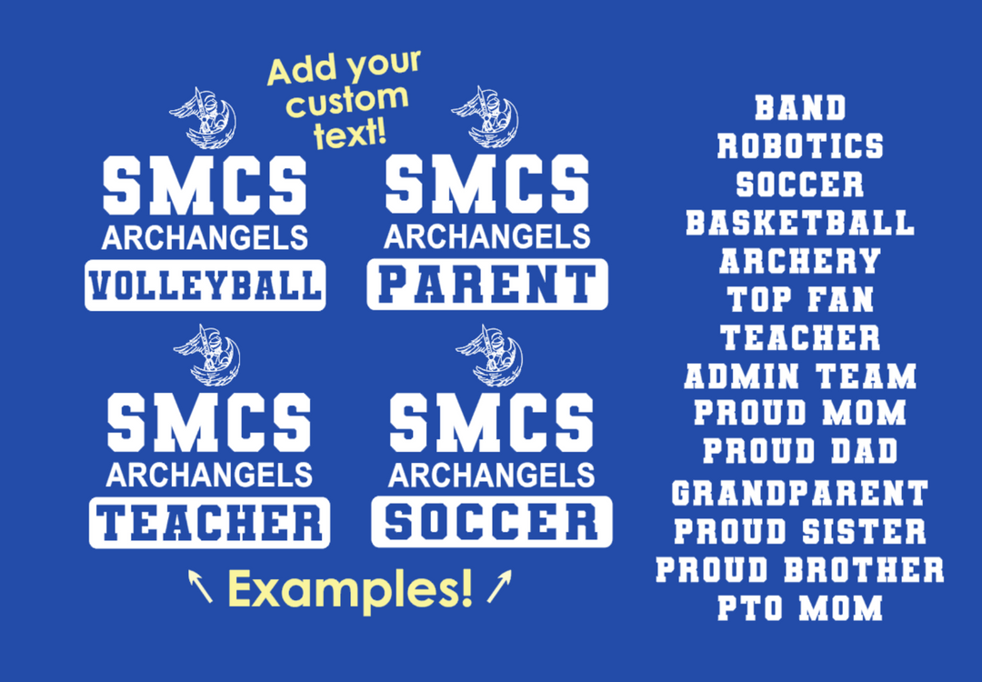 SMCS Spirit Shirt - T-Shirt (Multi-Color Options)