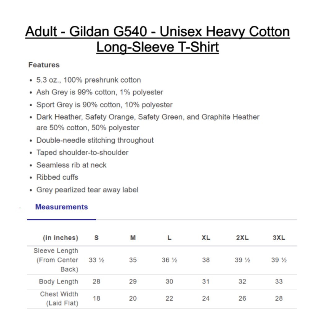 SMCS Long Sleeve Shirt (Multi-Color and Multi-Design Options)