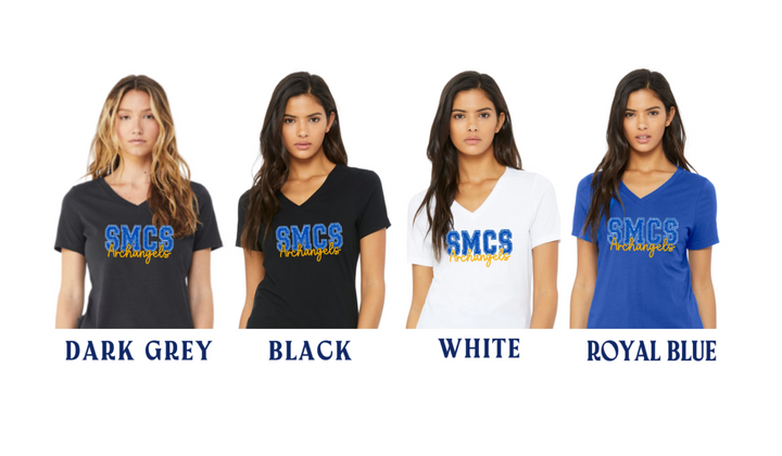 SMCS Women's V-Neck Shirt - SMCS Archangels