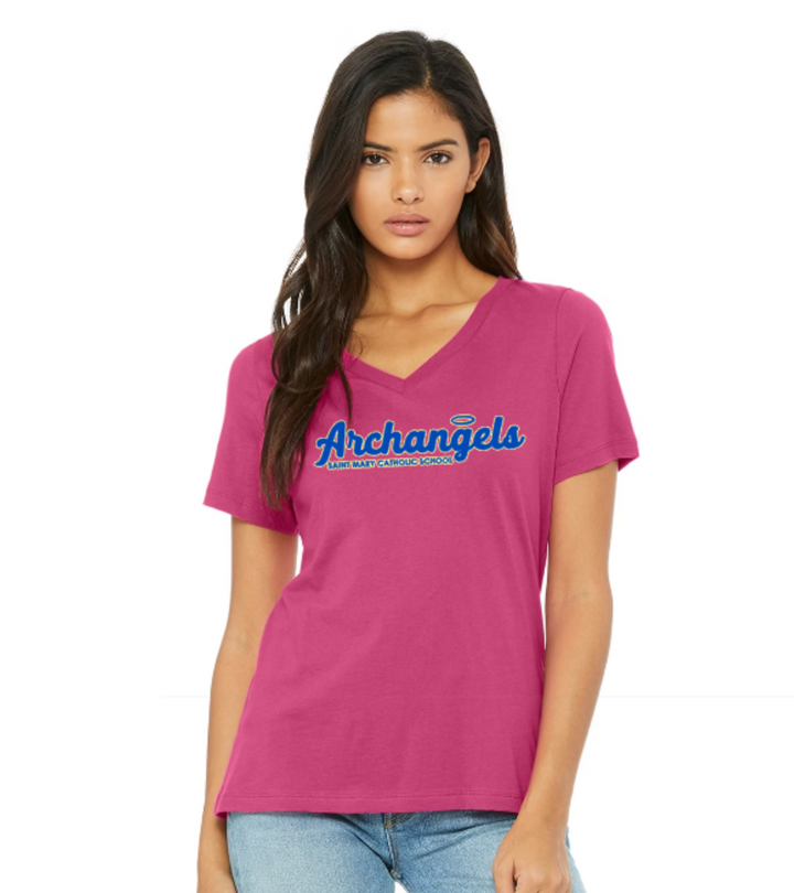 SMCS Women's V-Neck Shirt - Archangels