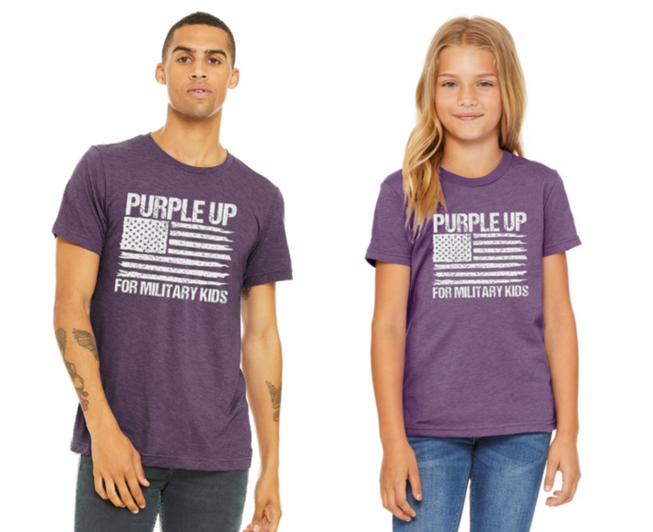 Purple Up Unisex T-Shirt - Adults/Youth