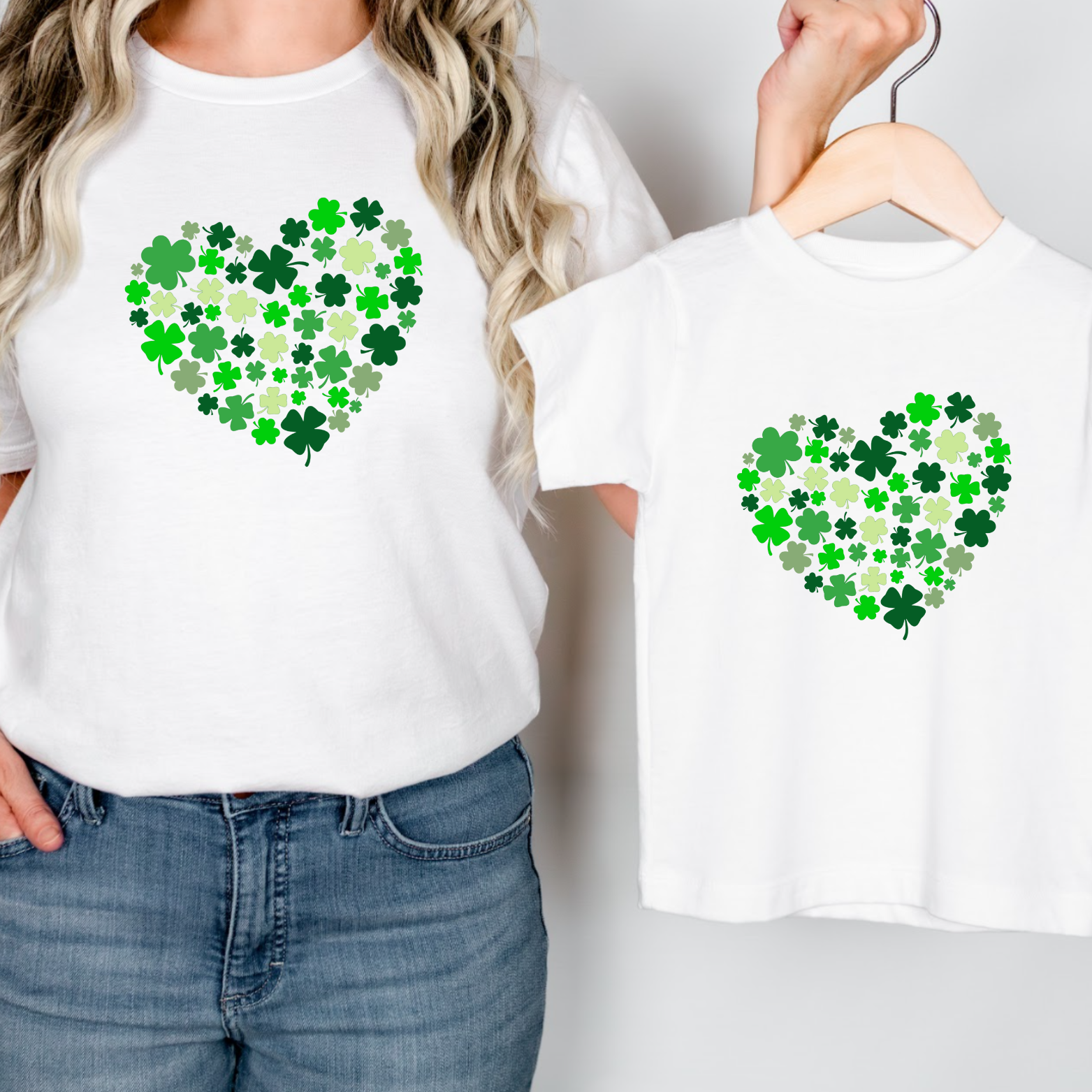 Shamrock Love | St. Patrick Day Tshirt | Matching Family Shirt