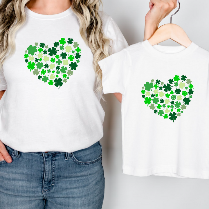 Shamrock Love | St. Patrick Day Tshirt | Matching Family Shirt