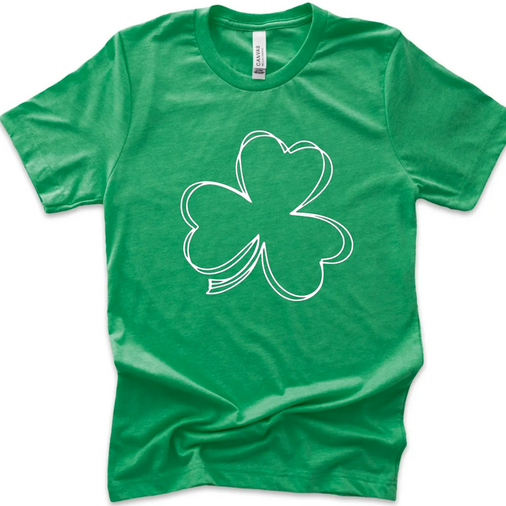 Simple Shamrock | St. Patrick Day Tshirt | Matching Family Shirt