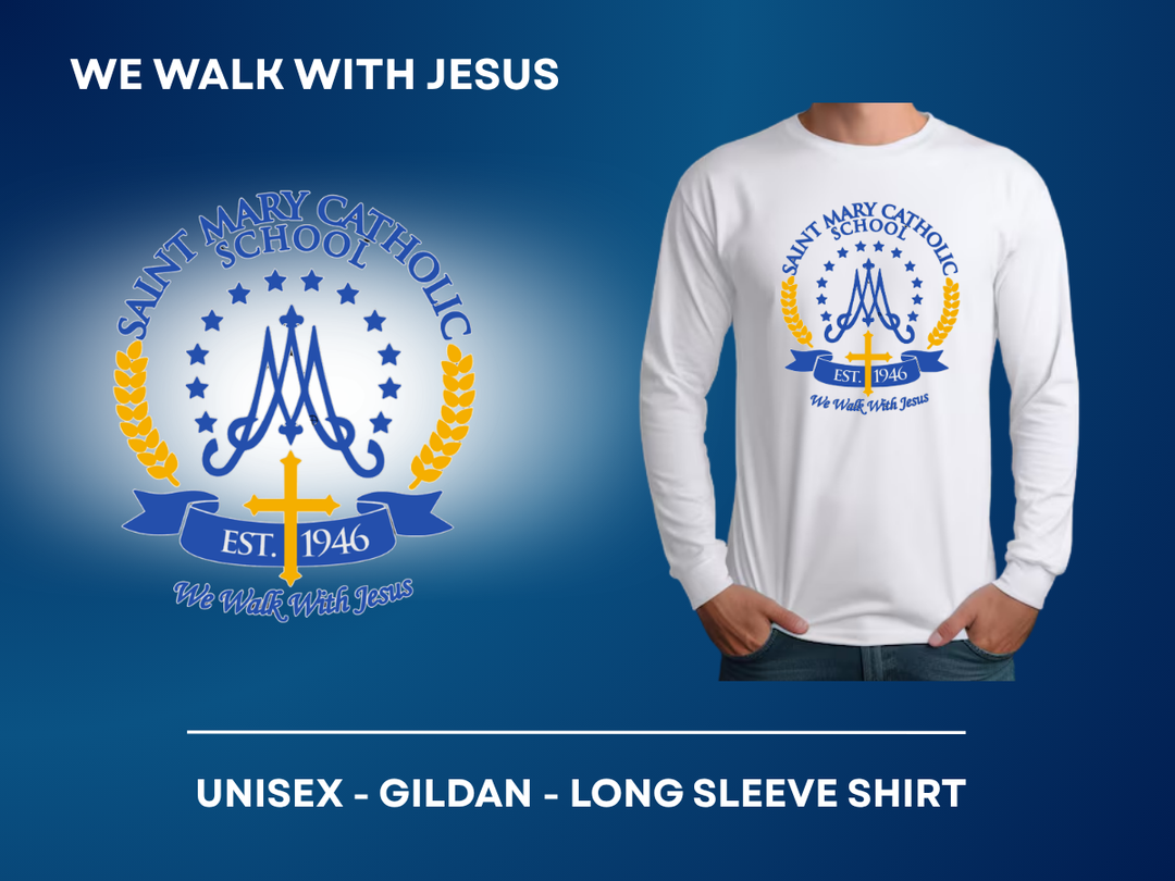 SMCS We Walk With Jesus - Long Sleeve Shirt