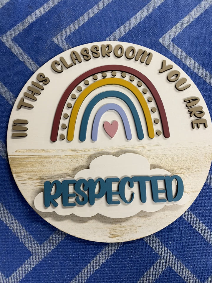 Interchangeable Classroom Sign